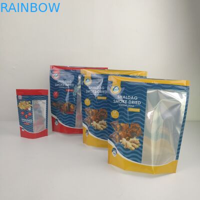 Η στάση επάνω Ziplock φύλλων αλουμινίου στην αποθήκευση τροφίμων Mylar τοποθετεί την υγρασία σε σάκκο - απόδειξη μυρωδιάς απόδειξης για το πρόχειρο φαγητό