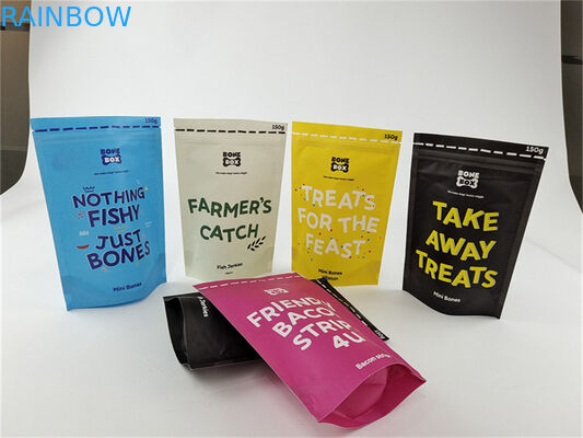 Επαναχρησιμοποιήσιμη ζωηρόχρωμη βιο της Kraft στάση τροφίμων της Pet τσαντών εγγράφου τυπωμένη συνήθεια επάνω στη σακούλα