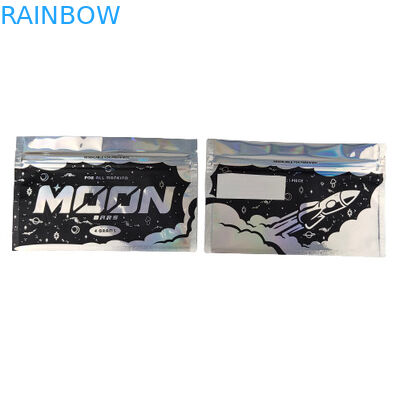 Προσαρμόστε 35g τροφίμων Mylar τσαντών τη συσκευάζοντας στάση Mylar καννάβεων πλαστική επάνω στις σακούλες