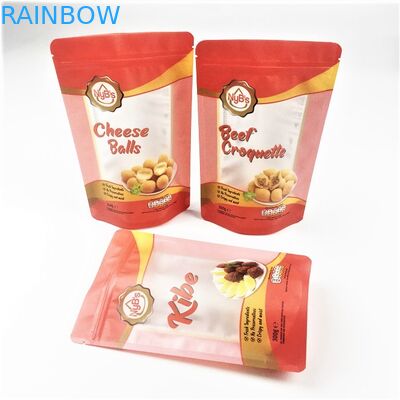 Στάση επάνω Ziplock καρυκευμάτων καπνών πρόχειρων φαγητών τσαντών αργιλίου στις συσκευάζοντας Resealable τσάντες