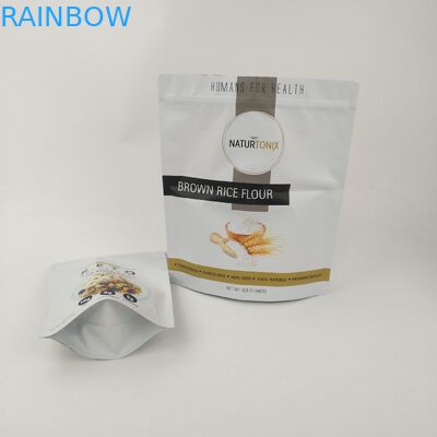 Ziplock σοκολάτας μπισκότων πρόχειρων φαγητών στάση επάνω στο βαθμό τροφίμων σακουλών χρώμα PE CMYK MOPP PET