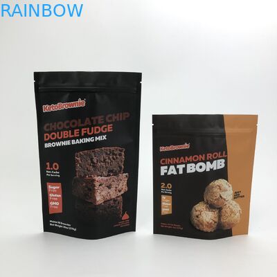 Προσαρμοσμένη τυπωμένη θήκη 3,5 γραμ. που αντέχει την μυρωδιά Candy Cookies σοκολάτας Σνακ Συσκευασίες τροφίμων