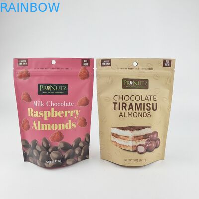 Σακούλες συσκευασίας τροφίμων με προστασία από την οσμή 3,5g 7g 14g 28g Stand Up Mylar Food Bag