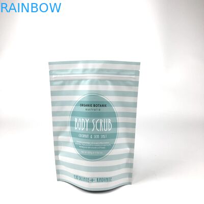 Φερμουάρ Mylar Stand Up Pouches Gravnre Printing for Body Scrub Bath Salt