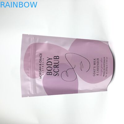 Φερμουάρ Mylar Stand Up Pouches Gravnre Printing for Body Scrub Bath Salt