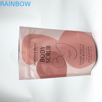Φερμουάρ Mylar Stand Up Pouches Gravnre Printing for Body Scrub Bath Salt