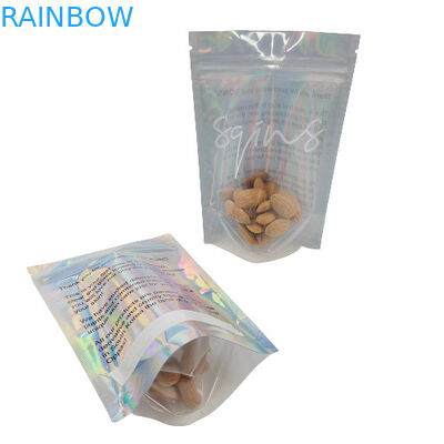 Προσαρμοσμένη τσάντα κλειδαριών φερμουάρ φύλλων αλουμινίου αργιλίου Mylar για την εδώδιμη συσκευασία τροφίμων