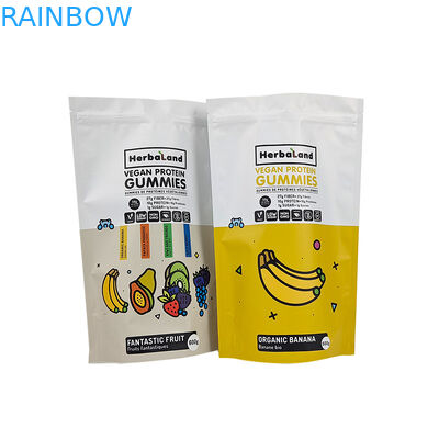 Προσαρμοσμένη τσάντα κλειδαριών φερμουάρ φύλλων αλουμινίου αργιλίου Mylar για την εδώδιμη συσκευασία τροφίμων