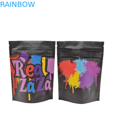 Ziplock απόδειξης CMYK μυρωδιάς η σακούλα Mylar τσαντών πρόχειρων φαγητών για 3.5g συσκευάζει 200 Microms
