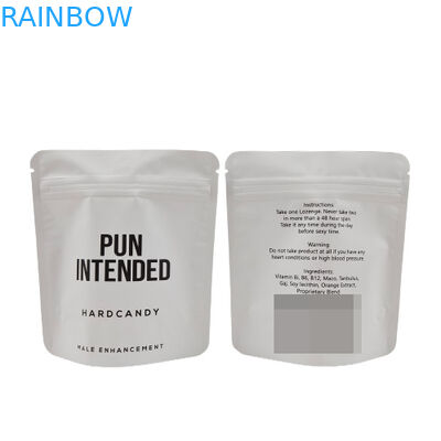 Στάση τσαντών Mylar φύλλων αλουμινίου αργιλίου επάνω στα συσκευάζοντας τρόφιμα απόδειξης μυρωδιάς σακουλών Resealable