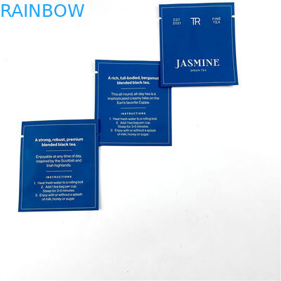 500Ppcs οι συσκευάζοντας τσάντες Mylar εκτύπωσης για το μαύρο πράσινο τσάι συγκολλούν τις σακούλες με θερμότητα