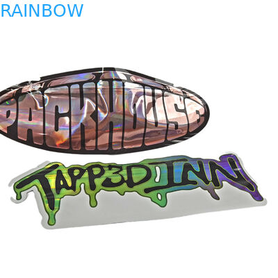 Προσαρμοσμένη σχεδίαση 3,5g 7g 14g 28g Die Cut τσάντες με φερμουάρ Ειδικού σχήματος Προσαρμοσμένο σχήμα Mylar για σνακ συσκευασία