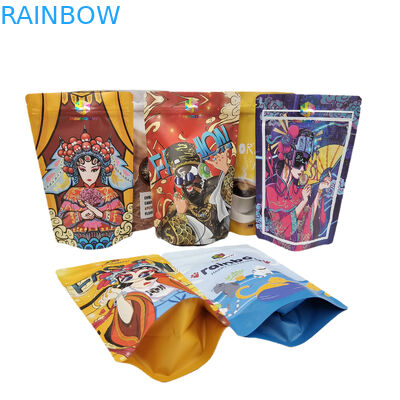 Συσκευασία τροφίμων με φερμουάρ Βρώσιμα 250g Περιτύλιγμα Coffee Bar που επανασφραγίζεται Stand Up Pouch