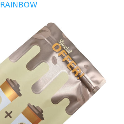 Θήκη με φερμουάρ βρώσιμο αλουμινόχαρτο 100g πλαστικό για καραμέλες/σνακ/καφέ/τροφές για κατοικίδια Mylar τσάντες