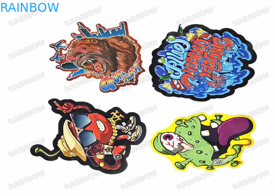 Τεμαχίστε ανώμαλο 3.5g πρόχειρων φαγητών πλαστικό Ziplock τροφίμων τσαντών ειδικό διαμορφωμένο που συσκευάζει τις τσάντες Mylar