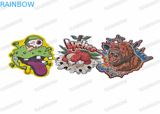 Οι εδώδιμες τσάντες Mylar τεμαχίζουν τη pecial διαμορφωμένη πλαστική σακούλα με Ziplock 3.5g τις τσάντες μπισκότων καραμελών