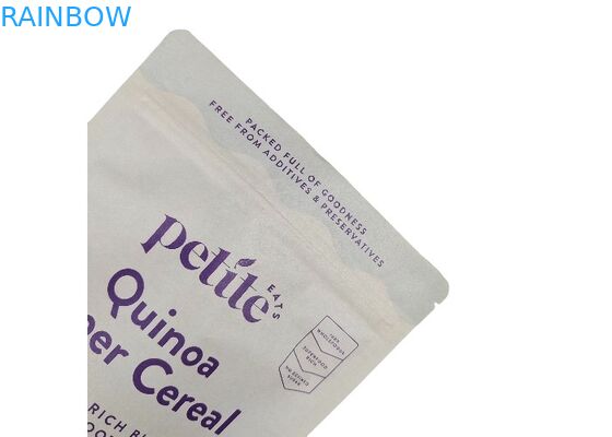 Βιοδιασπάσιμη στάση εγγράφου της Kraft επάνω στις σακούλες συσκευασίας τροφίμων τσαντών