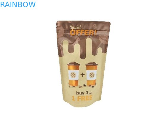 Ziplock τσαντών 250g 500g 1kg καφέ συνήθειας στάση επάνω στην τσάντα