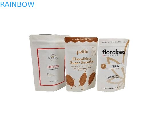 Στάση φύλλων αλουμινίου αργιλίου τσαγιού επάνω Ziplock φύλλων αλουμινίου αργιλίου απόδειξης μυρωδιάς τσαντών στη σακούλα