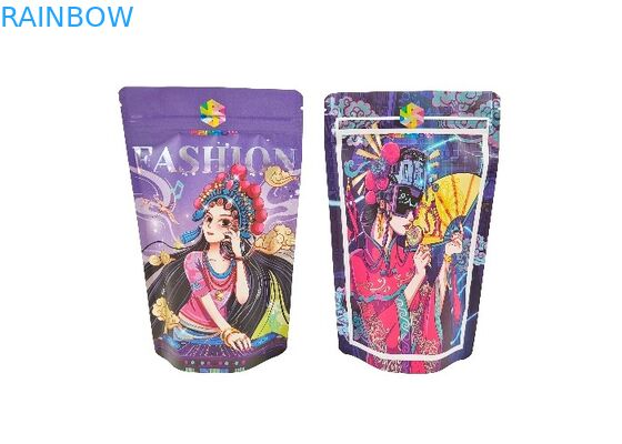 Στάση αποθήκευσης επιδορπίων καρυδιών καραμελών φυστικιών τροφίμων επάνω στις τσάντες τροφίμων Mylar με Resealable Ziplock