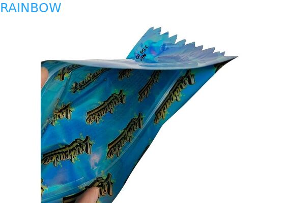 Η συνήθεια τύπωσε Ziplock απόδειξης μυρωδιάς 3.5g 0.125oz την ειδική τεμαχισμένη ανώμαλη μορφή τσαντών Mylar