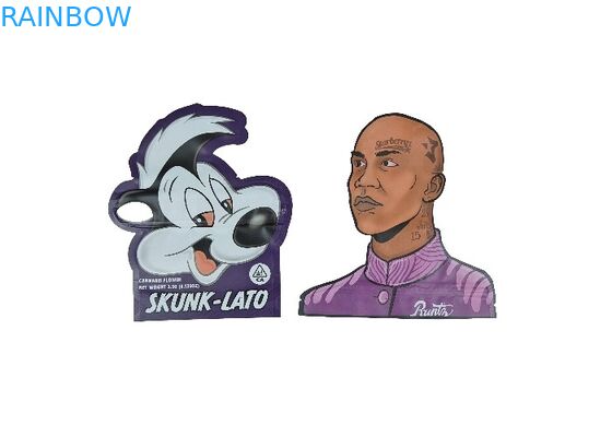 Η ειδική διαμορφωμένη ακίνδυνη για τα παιδιά κλειδαριά φερμουάρ τοποθετεί Resealable 3.5g σε σάκκο - σακούλες απόδειξης μυρωδιάς 28g