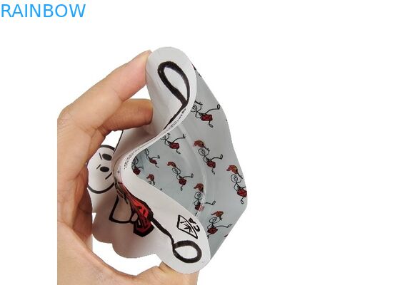 Μαλακή αφής μυρωδιάς εδώδιμη συσκευασία ολογραμμάτων τσαντών Mylar απόδειξης τεμαχισμένη 3.5g