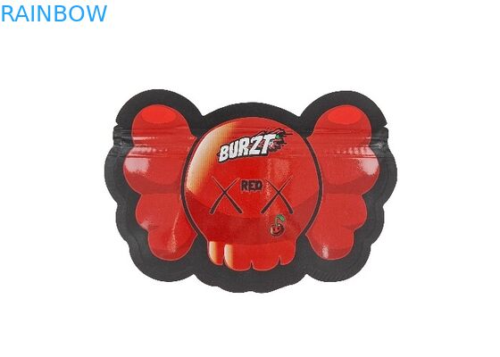 Ziplock σακουλών 0.125oz 1oz απόδειξης μυρωδιάς συνήθειας τυπωμένη λογότυπο πλαστική εδώδιμη τσάντα Mylar