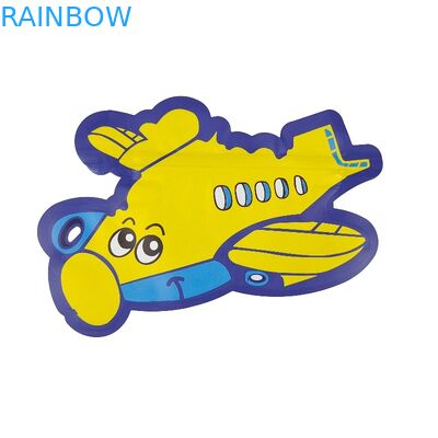 Οι τεμαχισμένες Ziplock Mylar απόδειξης παιδιών τσάντες περιβάλλουν ανώμαλο που διαμορφώνεται για τη δύναμη καραμελών τροφίμων