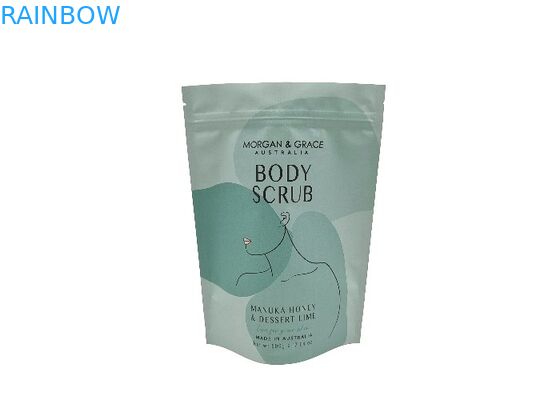 Ψηφιακή εκτύπωση Custom Stand Up Bag Αδιάβροχη συσκευαστική σακούλα για το σώμα scrub