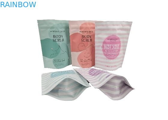 Ψηφιακή εκτύπωση Custom Stand Up Bag Αδιάβροχη συσκευαστική σακούλα για το σώμα scrub