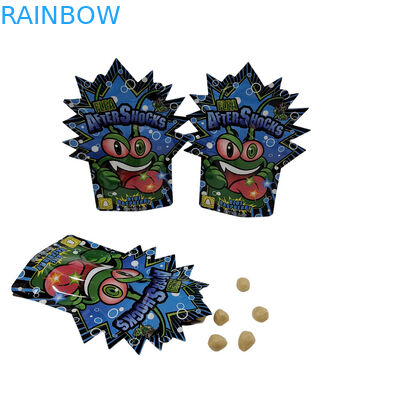 Τάκοι ψηφιακής εκτύπωσης 3.5g 7g 14g Cookie Aluminum Foil Mylar