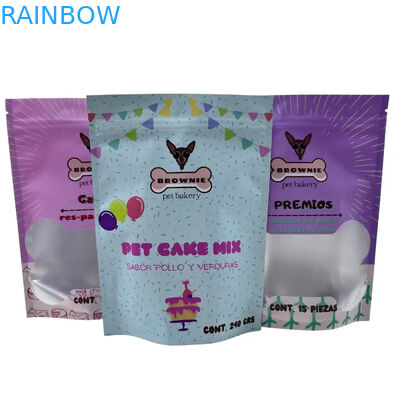 Τύπου τροφίμων για τροφή κατοικίδιων ζώων με φερμουάρ Stand Up φερμουάρ Τύπου συσκευασίας τροφίμων