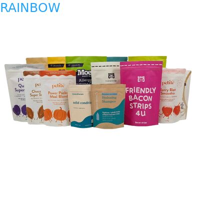 Προσαρμοσμένο λογότυπο εκτυπωμένο βιοδιασπώμενο 100% συσκευασία σακούλας επαναχρησιμοποιήσιμες πλαστικές σακούλες με σφραγίδα