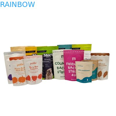 Βιοδιασπώμενο Doypack ανακυκλώσιμο Custom Stand Up Pouch με Zip Lock Kraft Paper Bags Τρώσιμες σακούλες συσκευασίας