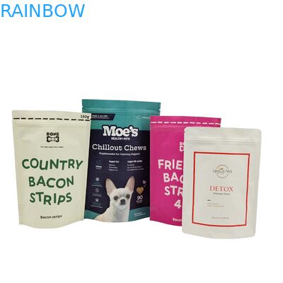 Τύπου Επανακλείσιμες Κάρτες Kraft Custom Design 100% Βιοδιασπώμενες Κεσέτες Doypack Με Κεσέτες Zip Lock