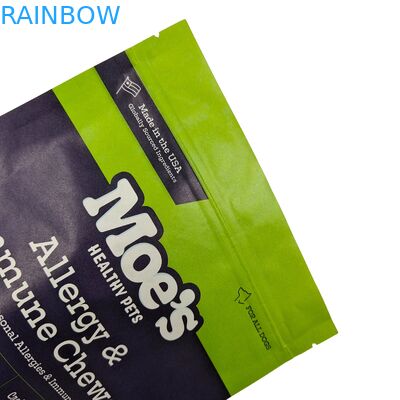 Προσαρμοσμένες Ζιπλοκ Ματ Βιοδιασπώμενες σακούλες Φόλιο αλουμινίου Επανακλείσιμο Τροφικό Καφέ Φασόλια Τσάι καρύδια Snack Doypack