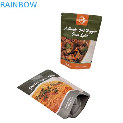 Προσαρμοσμένο λογότυπο Τυπωμένο Επανακλείσιμες πλαστικές σακούλες Snack Nut Food Packaging Stand Up Pouch Zipper Bag