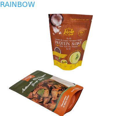 Φαρμακευτική τιμή Τυποποιημένη πλαστική σακούλα στα όρθια Τρόφιμα καρύδια Καζού σακούλα συσκευασία Ζιπ σακούλα συσκευασία