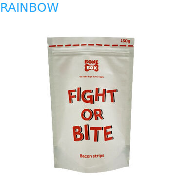 Τροφίμων Καθαρό χαρτί Πορτοφόλια βιοδιασπώμενα Ziplock Stand Up Packaging