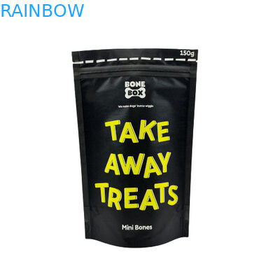 Τροφίμων Καθαρό χαρτί Πορτοφόλια βιοδιασπώμενα Ziplock Stand Up Packaging