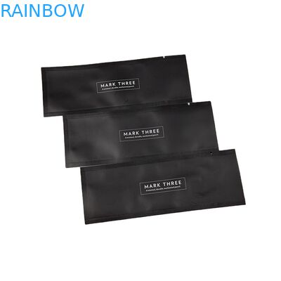 Προσαρμοσμένη εκτύπωση Μικρό MOQ επίπεδη σακούλα καλλυντικά Πακέτα δείγματος Πακέτα χαρτοφυλακίου χωρίς οσμή
