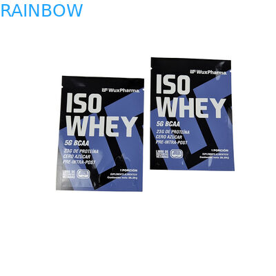 Τρεις πλευρικές σφραγίδες φυλλωτό τσάντα συσκευασία Κρατήστε το συμπλήρωμα σας 10g Δύναμη δείγματα πακέτα