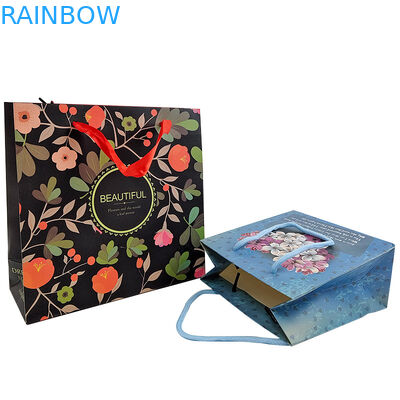 Τύπο Custom Logo Επαναχρησιμοποιήσιμη συσκευασία χαρτιού Kraft με λαβή