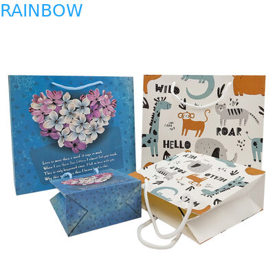 Προσαρμογή Συσκευασία Χάρτινη τσάντα Kraft υψηλής ποιότητας βιοδιασπώμενη τσάντα ψώνια Τσάντα ύφασμα