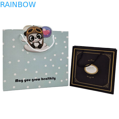 Χάρτινο σχοινί Σχοινί Kraft Χάρτινη τσάντα Κρατήρα Σχοινί Τσάντα Αποδέχονται προσαρμογή Χρώμα Τραβηγμένη συσκευασία χαρτιού