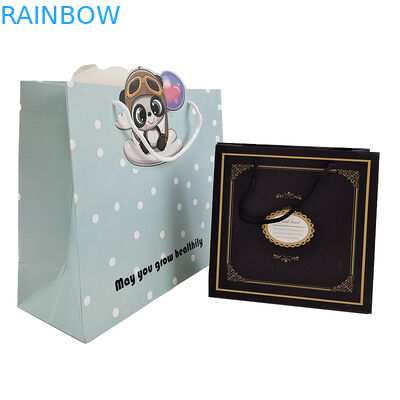 Χάρτινο σχοινί Σχοινί Kraft Χάρτινη τσάντα Κρατήρα Σχοινί Τσάντα Αποδέχονται προσαρμογή Χρώμα Τραβηγμένη συσκευασία χαρτιού