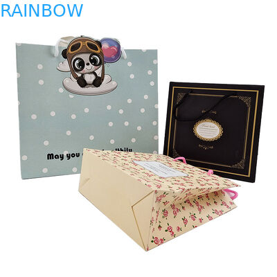 Χάρτινο σχοινί Σχοινί Kraft Χάρτινη τσάντα Κρατήρα Σχοινί Τσάντα Αποδέχονται προσαρμογή Χρώμα Τραβηγμένη συσκευασία χαρτιού