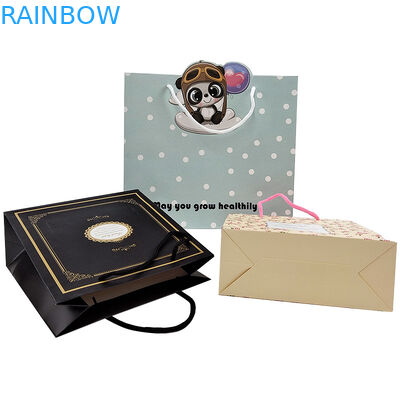 Χάρτινο σχοινί Σχοινί Kraft Χάρτινη τσάντα Κρατήρα Σχοινί Τσάντα Αποδέχονται προσαρμογή Χρώμα Τραβηγμένη συσκευασία χαρτιού