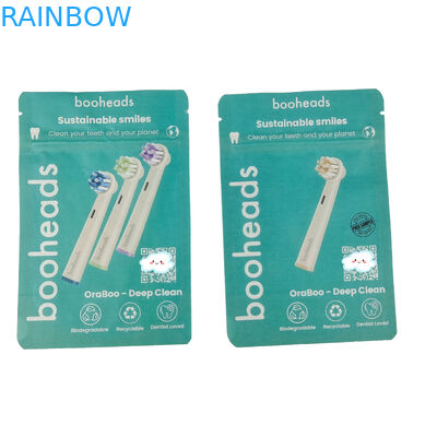 Βιοδιασπώμενη τσάντα για λοσιόν σώματος μπάνιο αλάτι μπάνιο ζελέ συσκευασία τροφίμων τσάντες Zip Lock Stand Up pouch